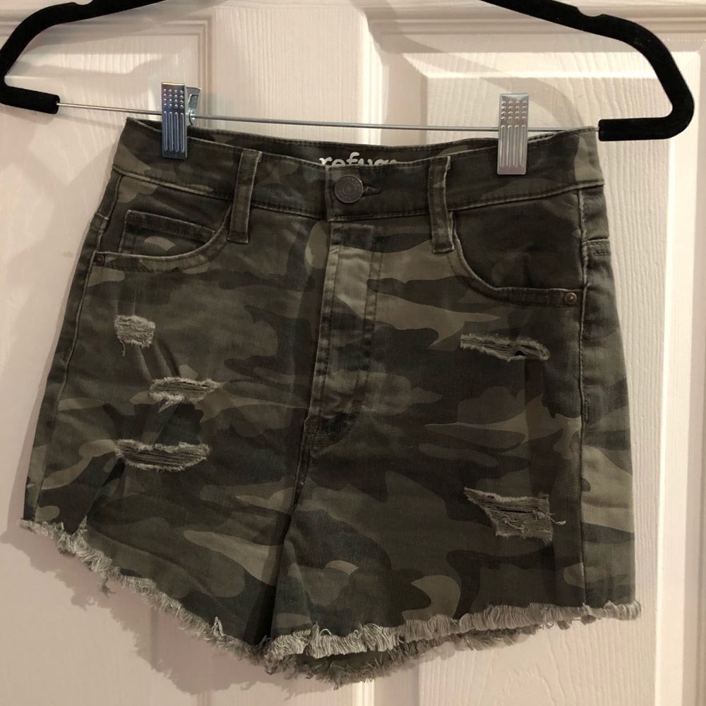 Short camouflage size 0